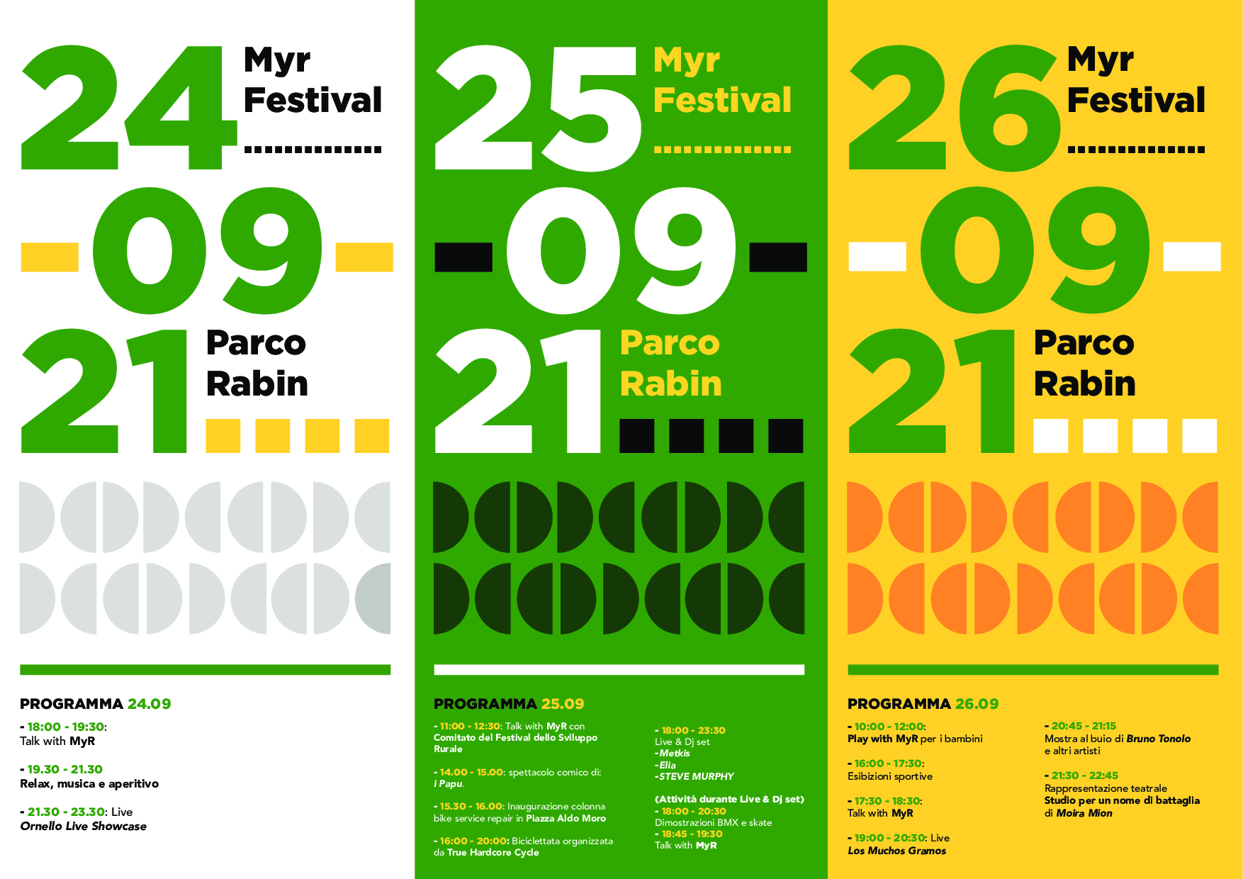 Eventi MyR Festival Mirano